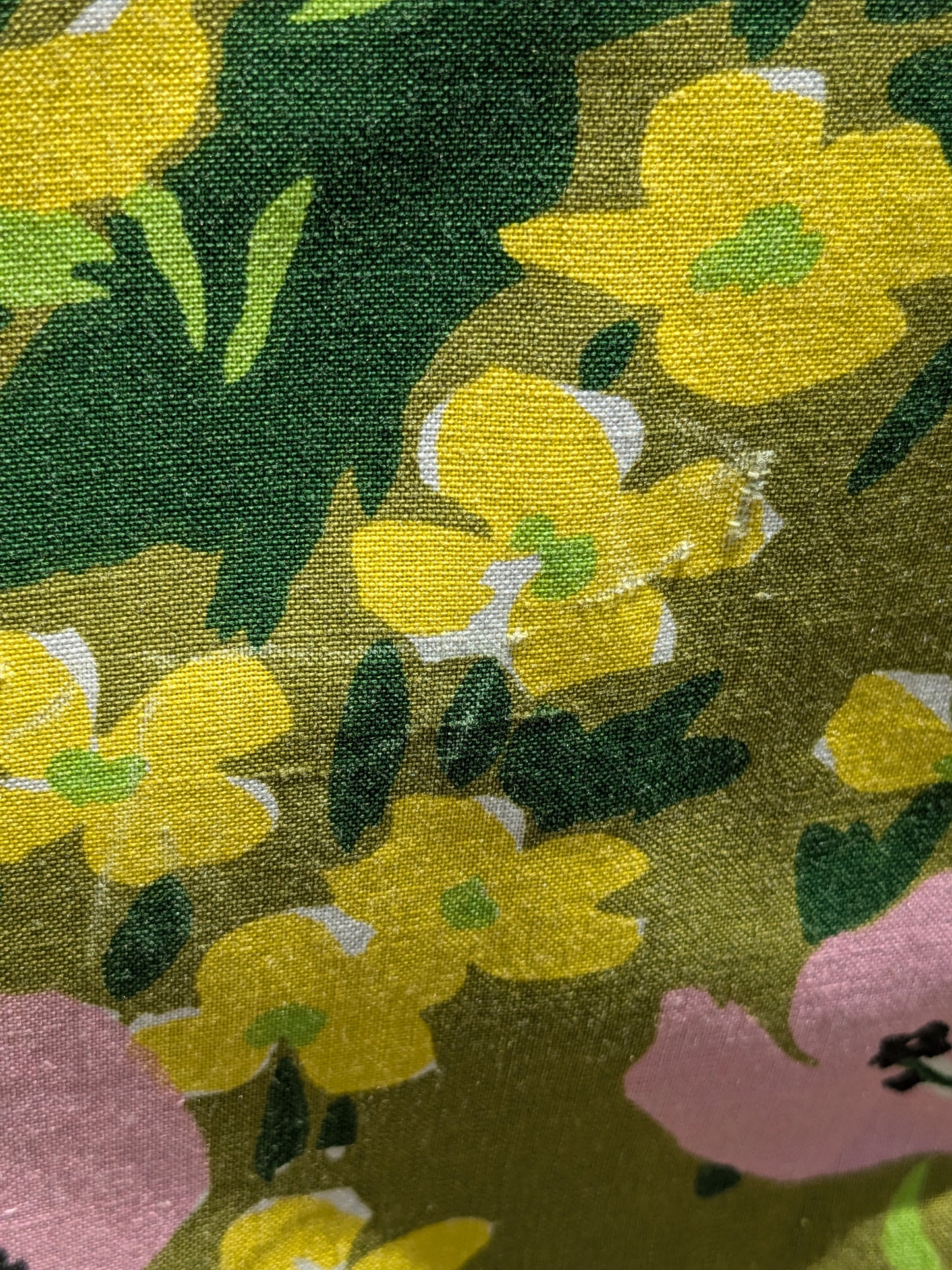 Handmade Vintage Fabric Floral Trousers